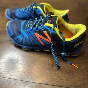 New Balance Kids Blue and Orange Sneakers